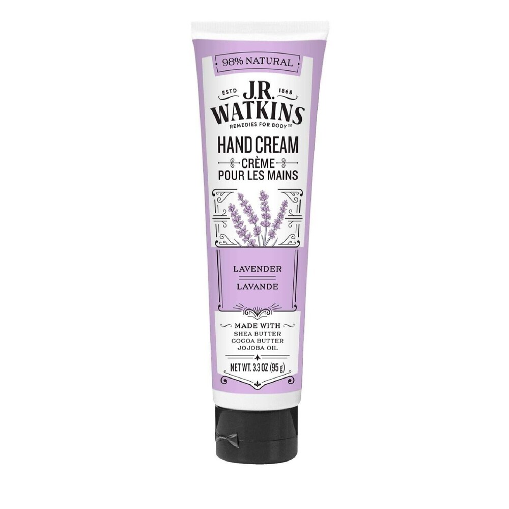J.R. Watkins Hand Cream ~ Lavender ~ 98% Natural ~ 3.3 oz